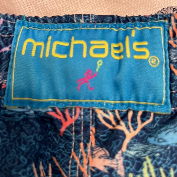 Men's School of Fish Swim Trunks - Picture 6 of 7